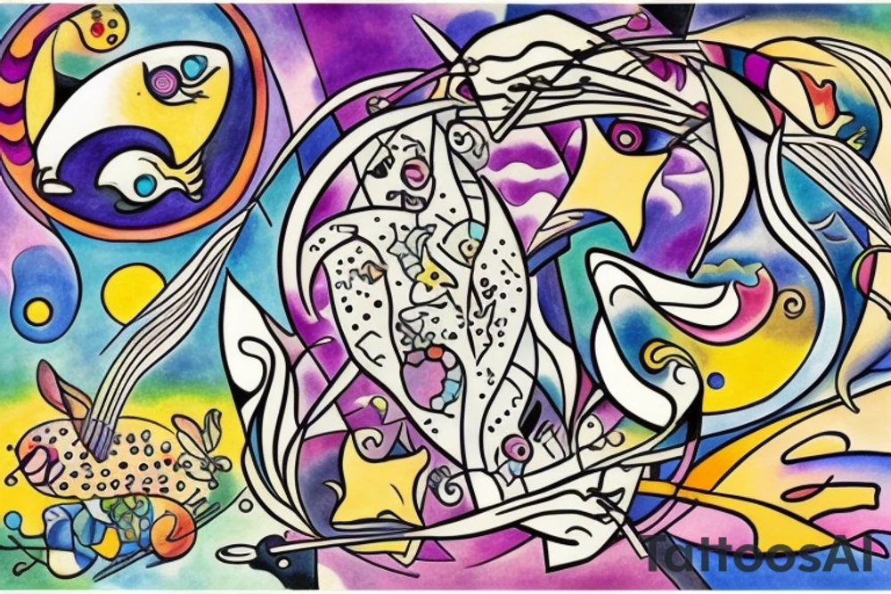 Pisces and Aries tattoo idea
