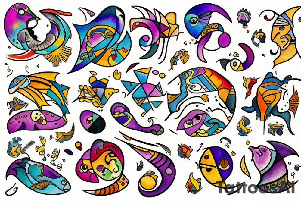 Pisces and Aries tattoo idea