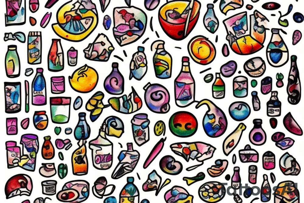 Diet Coke tattoo idea