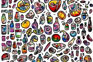 Diet Coke tattoo idea
