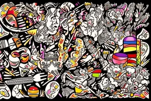 Diet Coke on fire tattoo idea