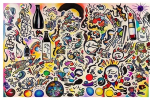 Diet Coke on fire tattoo idea