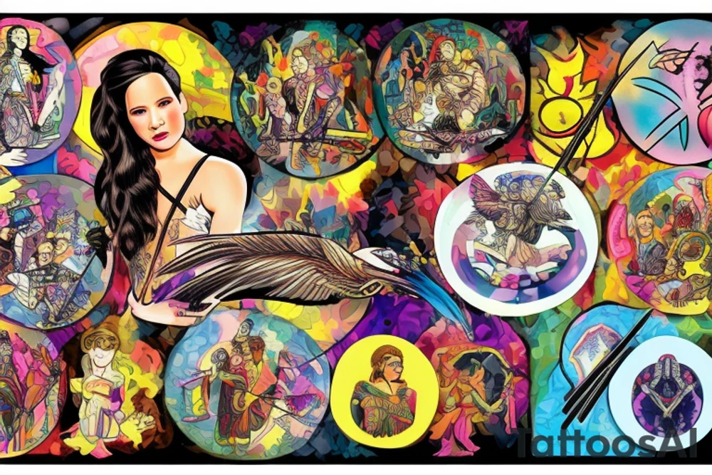 The hunger games katniss Everdeen tattoo idea