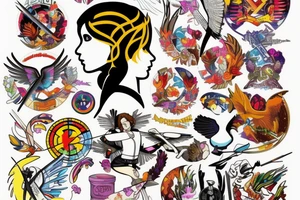 The hunger games katniss Everdeen tattoo idea