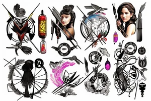 The hunger games katniss Everdeen tattoo idea