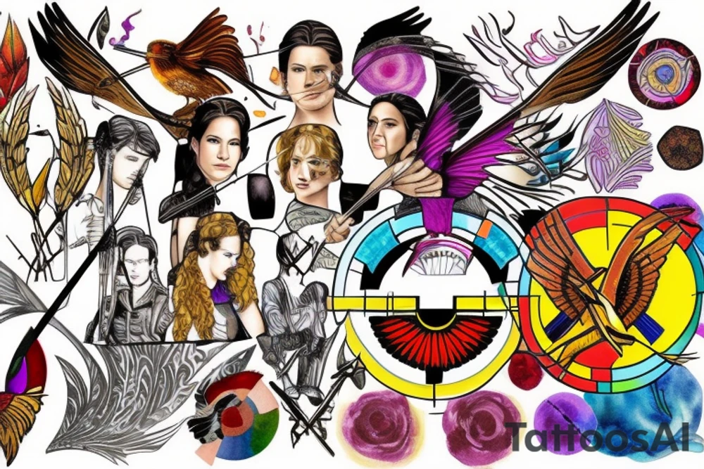 The hunger games katniss Everdeen tattoo idea