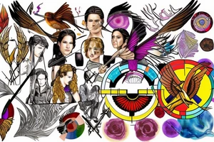 The hunger games katniss Everdeen tattoo idea