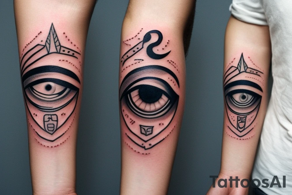 Eye of Horus tattoo idea