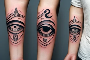 Eye of Horus tattoo idea