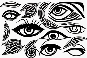 Eye of Horus tattoo idea