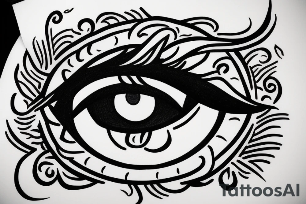 Eye of Horus tattoo idea