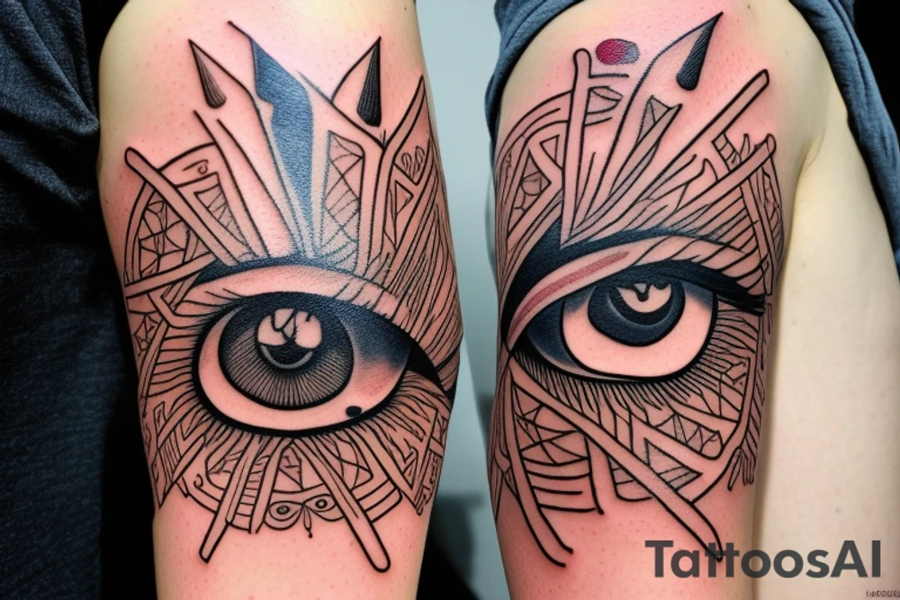 Eye of ra tattoo idea
