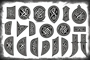 Nordic runes tattoo idea