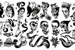 Smoking tattoo idea