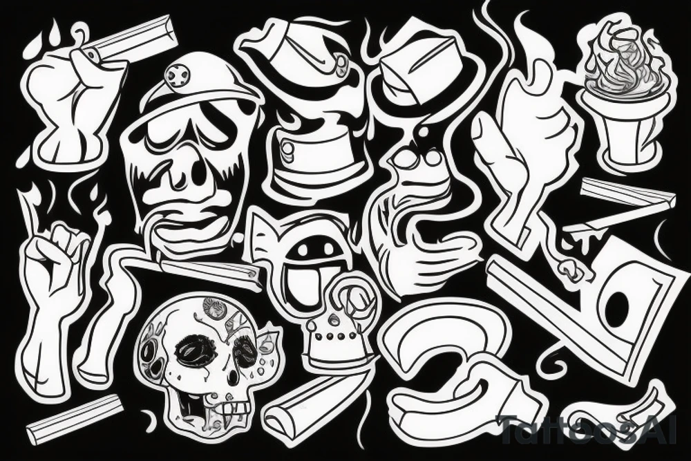 Smoking tattoo idea
