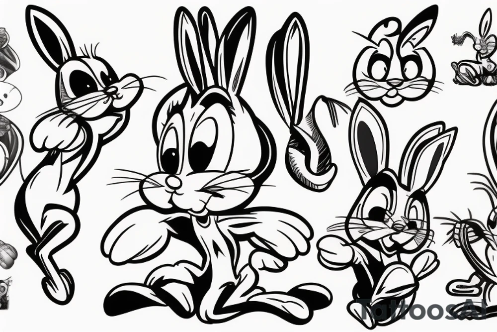 Bugs bunny tattoo idea