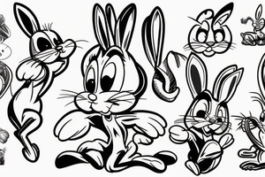 Bugs bunny tattoo idea