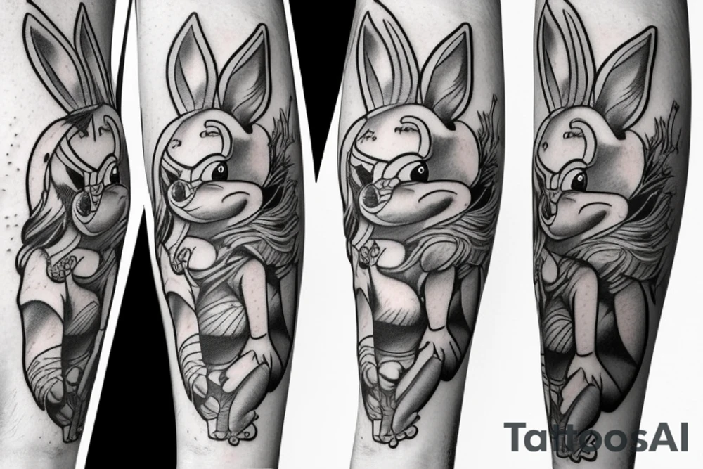 Bugs bunny tattoo idea