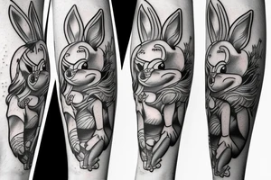 Bugs bunny tattoo idea