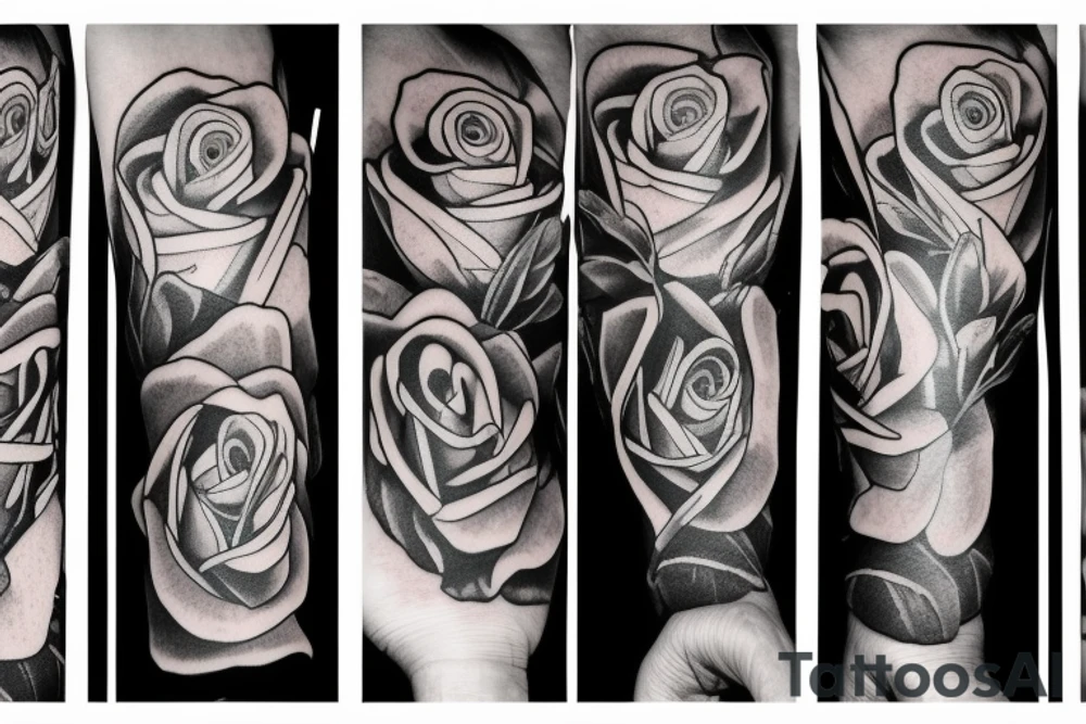 Rose tattoo idea