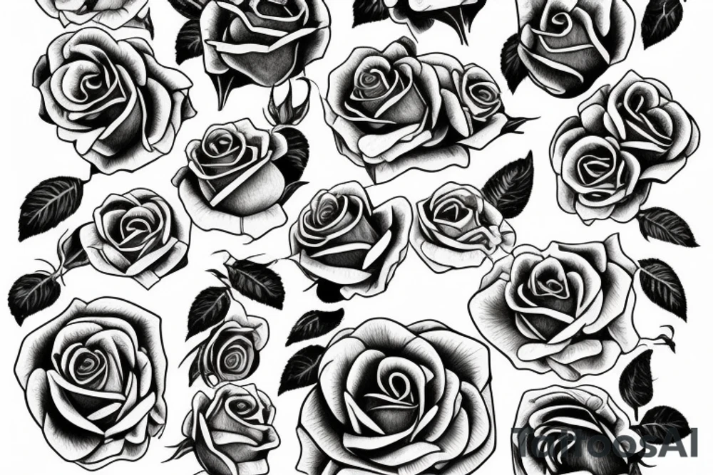 Rose tattoo idea