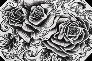 Rose. Eagle  wolf tattoo idea