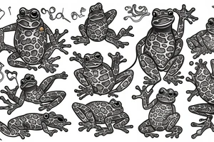 Japanese frog deity tattoo idea