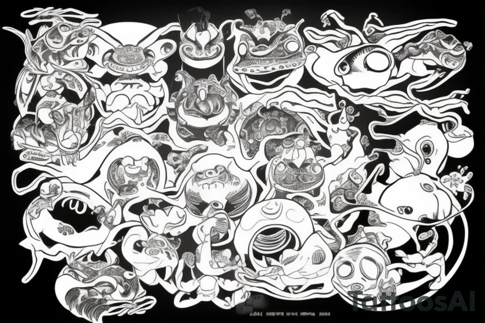 frog god tattoo idea