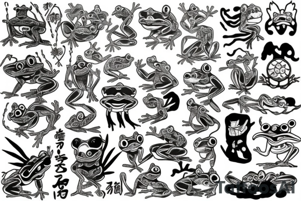 frog god tattoo idea