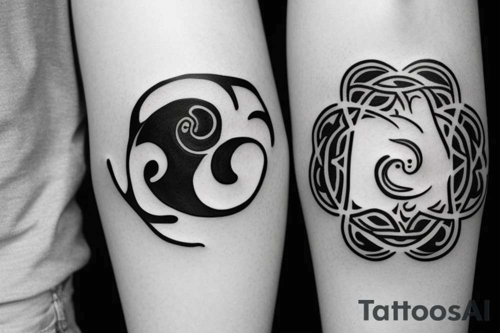 simple yin yang tattoo tattoo idea