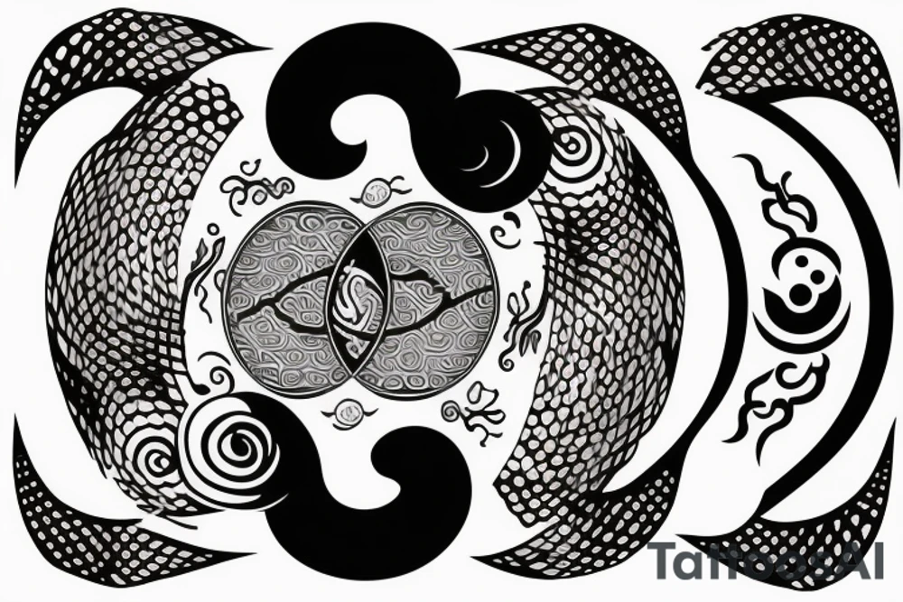 simple yin yang tattoo tattoo idea