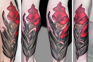 Gladiolus tattoo idea