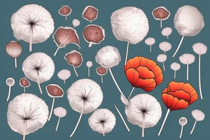 poppy, dandelion puffball tattoo idea