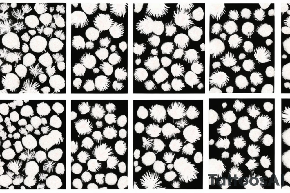 dandelion puffball tattoo idea