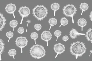 dandelion puffball tattoo idea