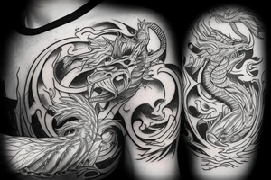 dacian draco, nature tattoo idea