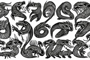 Dacian Draco, Tiki Maori tattoo idea