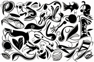 dancing tattoo idea