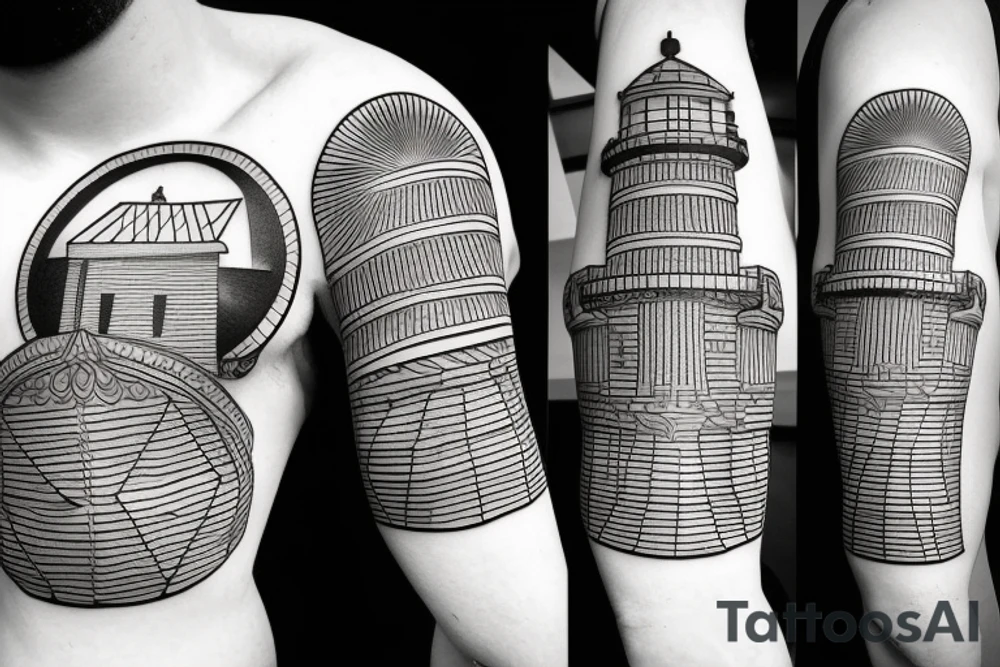 lighthouse tattoo idea