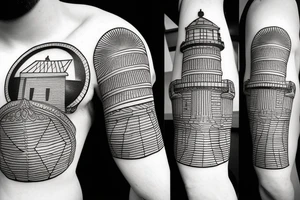 lighthouse tattoo idea