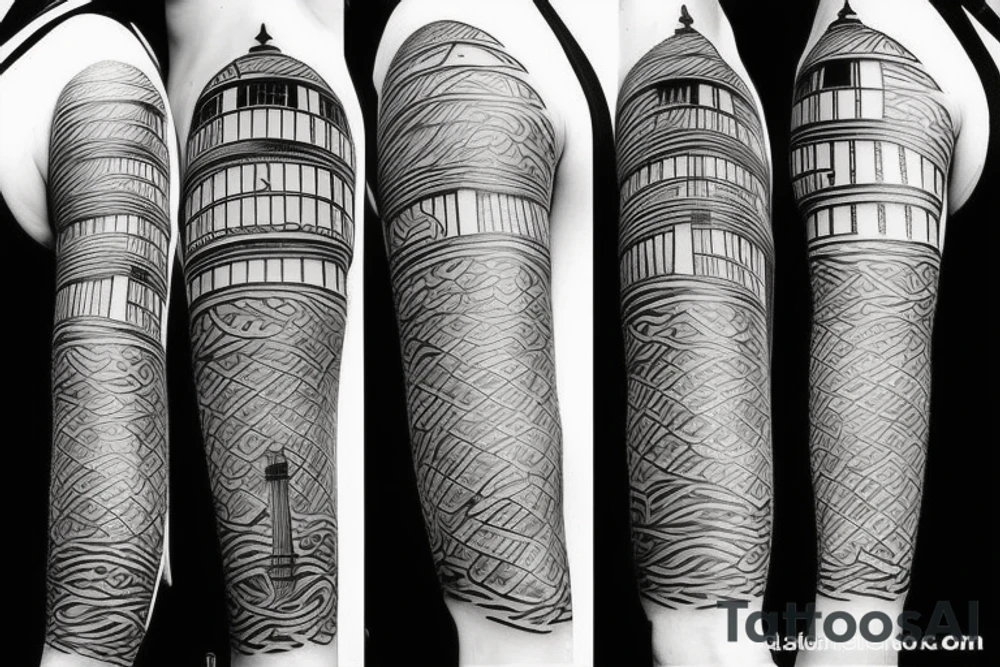 lighthouse tattoo idea