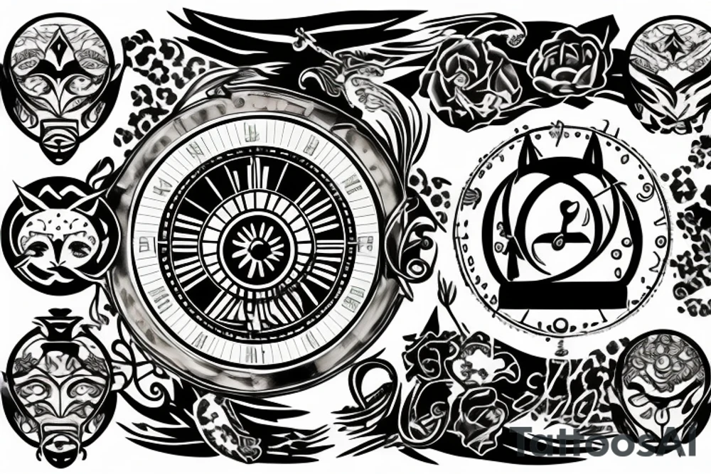 Cancer, pisces, and Gemini astrological signs tattoo idea