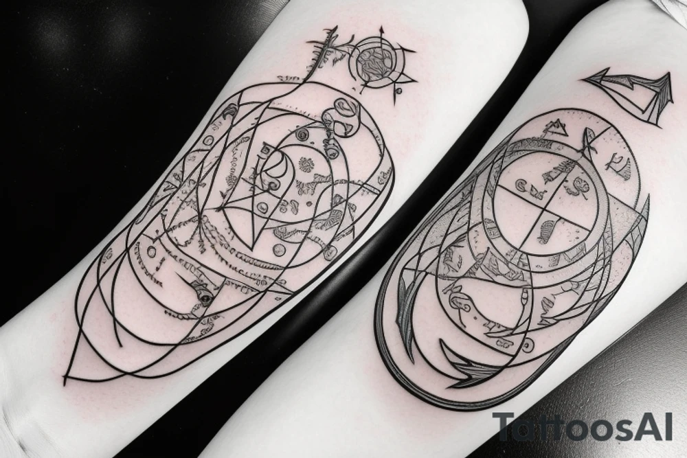 Cancer astrological sign tattoo idea