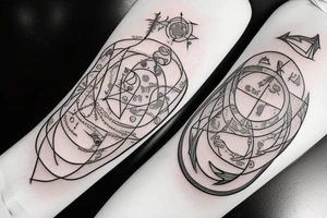 Cancer astrological sign tattoo idea