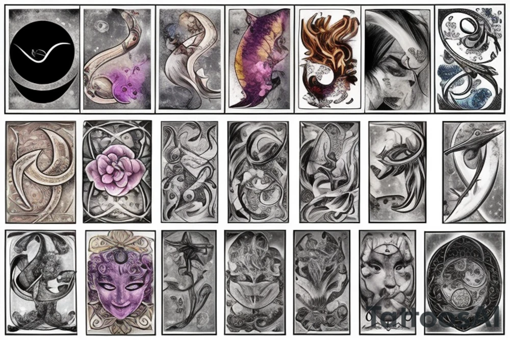 Cancer astrological sign tattoo idea