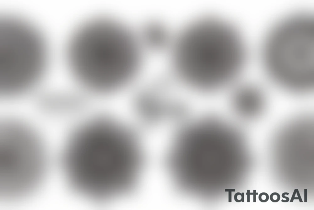 Mandala flower tattoo idea