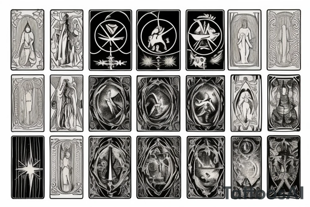 Star tarot tattoo idea