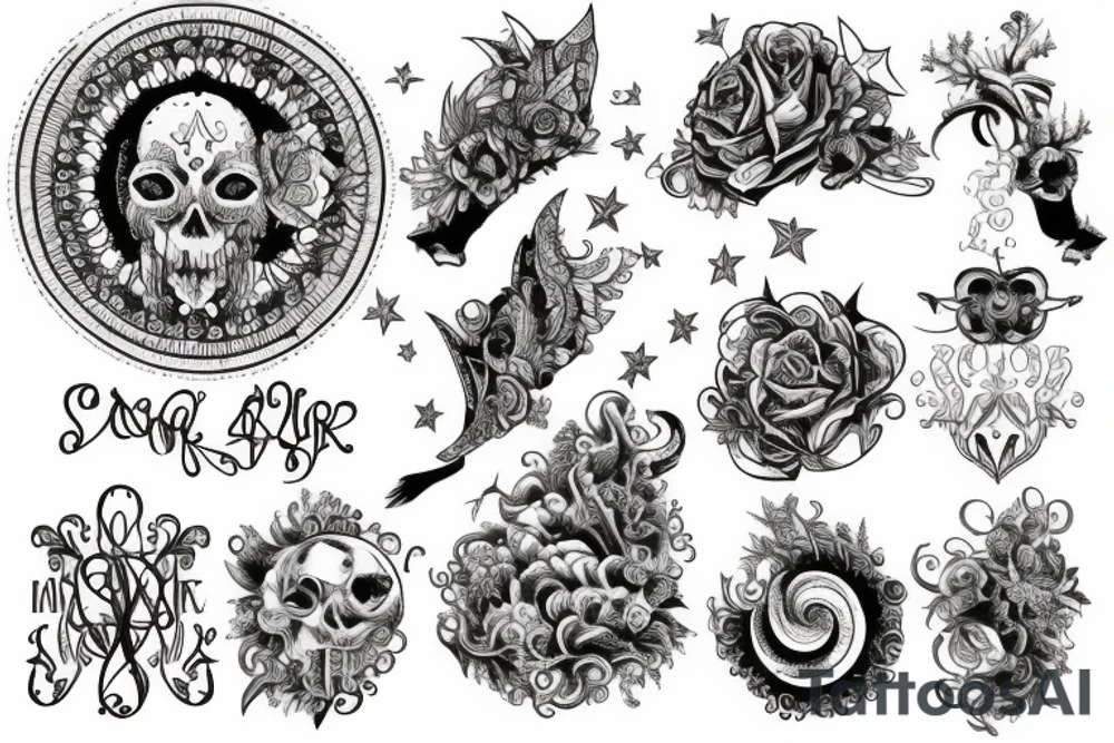 Star tattoo idea