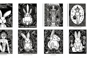 Bunny tarot tattoo idea