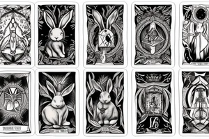 Bunny tarot tattoo idea